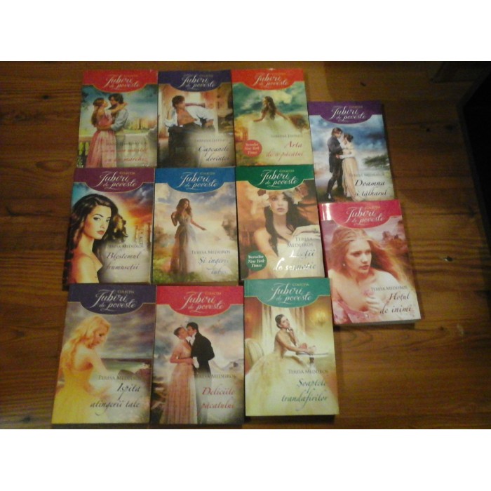 Colectia IUBIRI DE POVESTE - 12 romane - Autori: JEFFRIES / GRAHAM / MARLOWE...